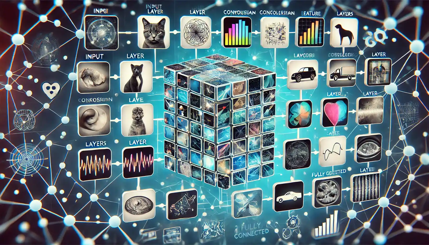 DALL·E 2024-10-21 20.21.10 – A detailed image depicting a neural network diagram for image recognition and classification. The image should show layers of a neural network, includ (1)
